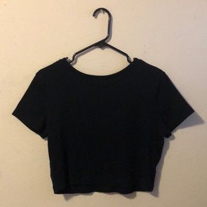 Black Crop Top